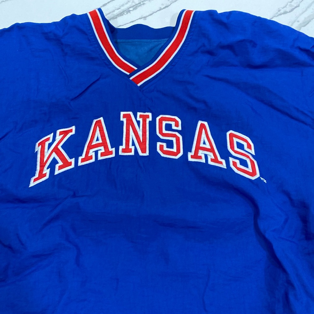 Vintage Kansas Jayhawks Spotlight Windbreaker XL